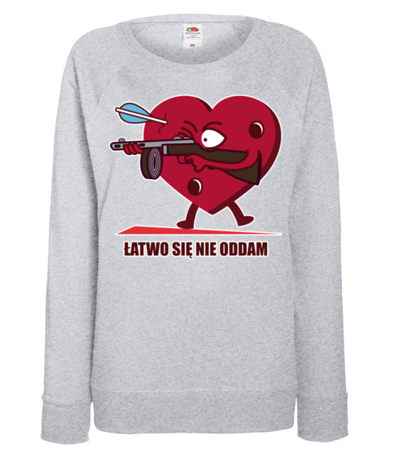 Tak latwo sie nie oddam bluza z nadrukiem walentynki kobieta jipi pl 67 118