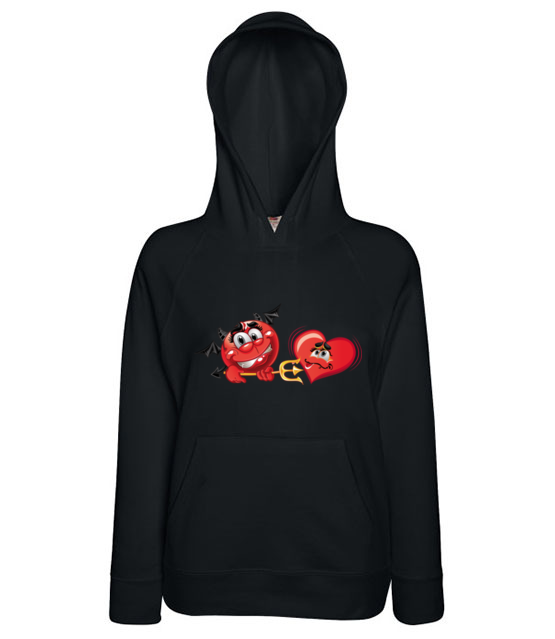Do diabla z ta miloscia bluza z nadrukiem walentynki kobieta jipi pl 69 144
