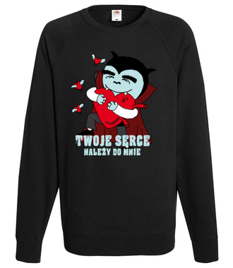 Twoje serce należy do mnie - Bluza z nadrukiem - Walentynki - Męska