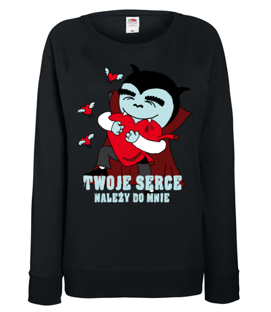 Twoje serce nalezy do mnie bluza z nadrukiem walentynki kobieta jipi pl 71 115