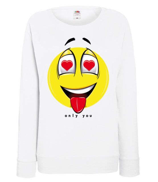 Tylko ty bez ciebie nic bluza z nadrukiem walentynki kobieta jipi pl 75 114
