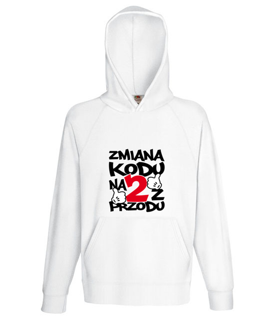 Zmiana kodu na 2 z przodu bluza z nadrukiem urodziny mezczyzna jipi pl 76 135