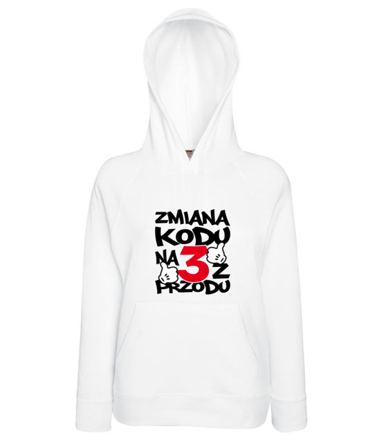Zmiana kodu na 3 z przodu bluza z nadrukiem urodziny kobieta jipi pl 77 145