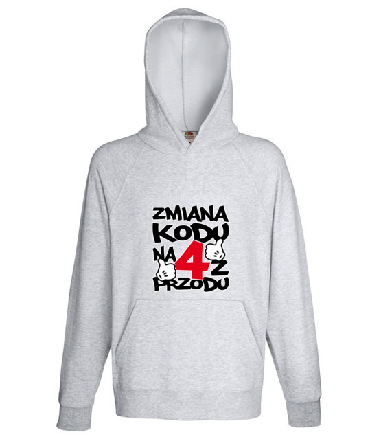 Zmiana kodu na 4 z przodu bluza z nadrukiem urodziny mezczyzna jipi pl 78 138