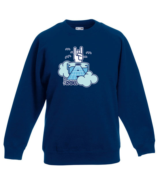 Rock roll winda do energii bluza z nadrukiem muzyka dziecko jipi pl 96 127