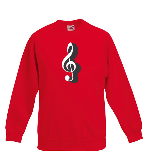 Klucz do muzycznych serc bluza z nadrukiem muzyka dziecko jipi pl 111 125