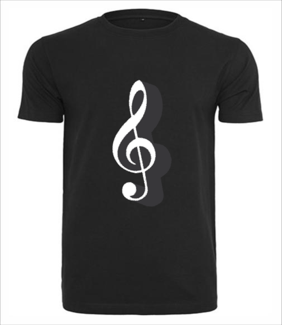 Klucz do muzycznych serc koszulka z nadrukiem muzyka mezczyzna jipi pl 111 1