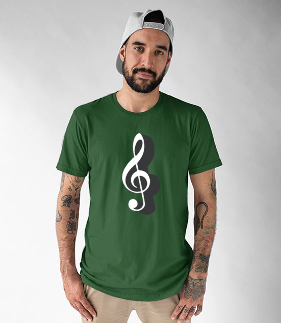 Klucz do muzycznych serc koszulka z nadrukiem muzyka mezczyzna jipi pl 111 191