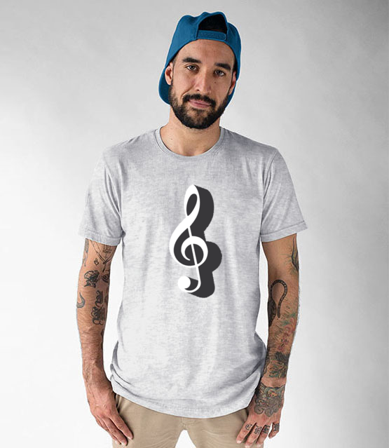 Klucz do muzycznych serc koszulka z nadrukiem muzyka mezczyzna jipi pl 111 51