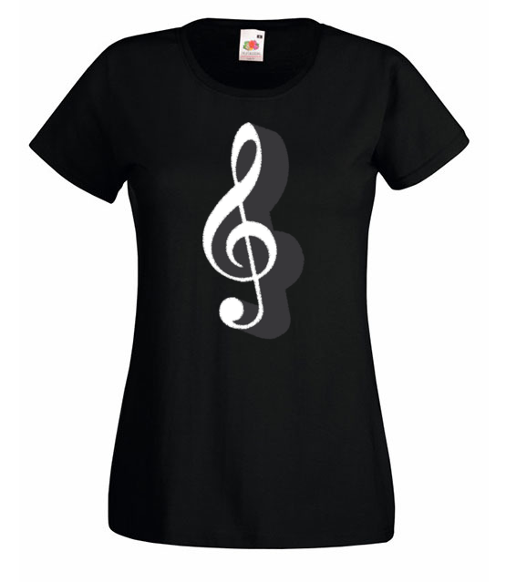 Klucz do muzycznych serc koszulka z nadrukiem muzyka kobieta jipi pl 111 59