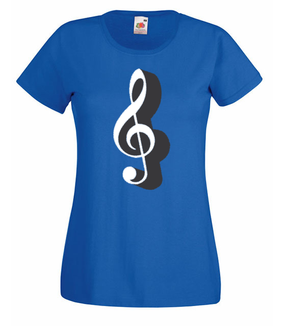 Klucz do muzycznych serc koszulka z nadrukiem muzyka kobieta jipi pl 111 61