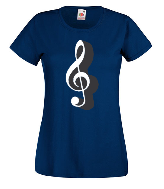 Klucz do muzycznych serc koszulka z nadrukiem muzyka kobieta jipi pl 111 62
