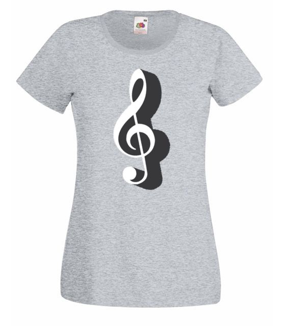 Klucz do muzycznych serc koszulka z nadrukiem muzyka kobieta jipi pl 111 63