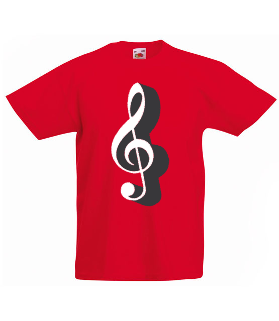 Klucz do muzycznych serc koszulka z nadrukiem muzyka dziecko jipi pl 111 84