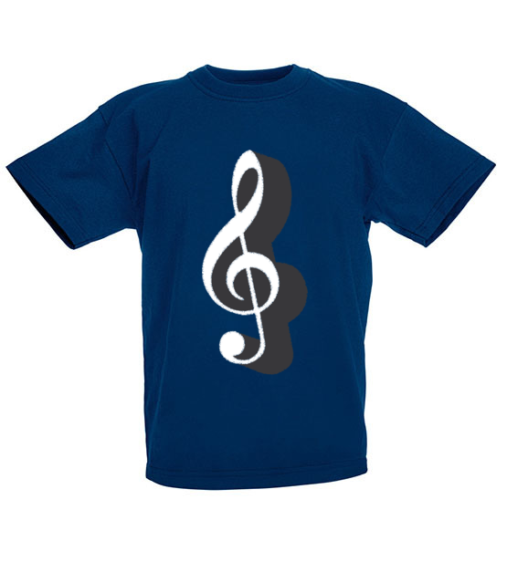Klucz do muzycznych serc koszulka z nadrukiem muzyka dziecko jipi pl 111 86