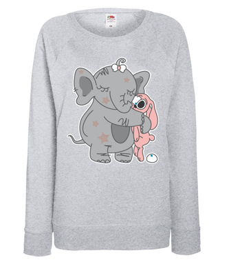Zostań dziś moim przyjacielem - Bluza z nadrukiem - Śmieszne - Damska