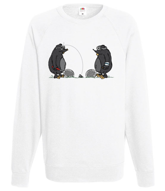 Grać na ślepo, czyli kreci zapał - Bluza z nadrukiem - Śmieszne - Męska