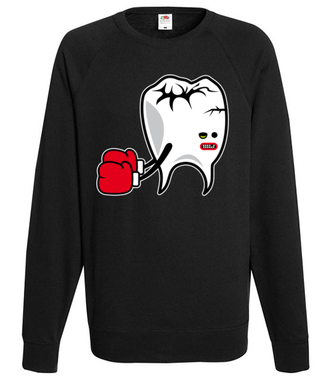 Bo zaraz dostaniesz w zęby - Bluza z nadrukiem - Śmieszne - Męska