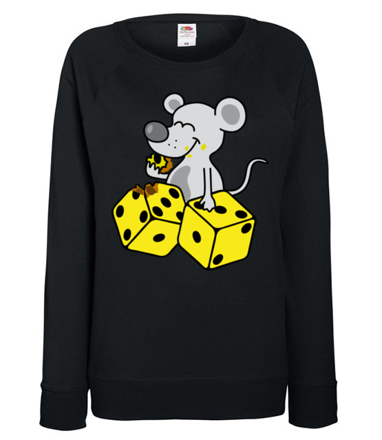 Mysze cos przekasic bluza z nadrukiem smieszne kobieta jipi pl 150 115