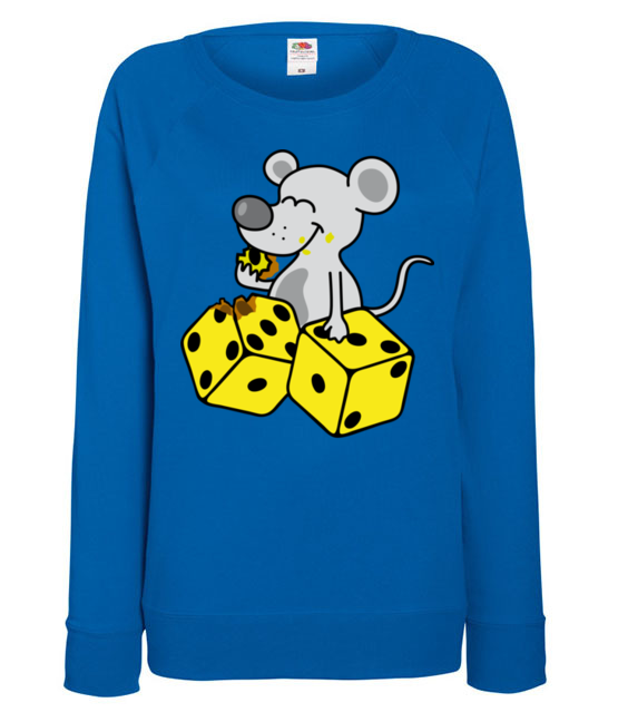 Mysze cos przekasic bluza z nadrukiem smieszne kobieta jipi pl 150 117