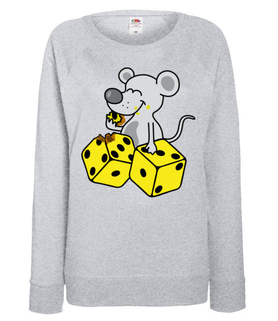 Mysze cos przekasic bluza z nadrukiem smieszne kobieta jipi pl 150 118