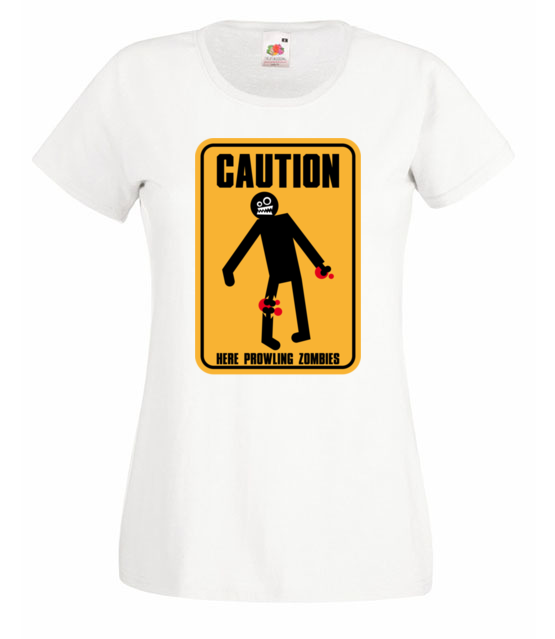 Chodzace zombie strach i smiech koszulka z nadrukiem smieszne kobieta jipi pl 157 58