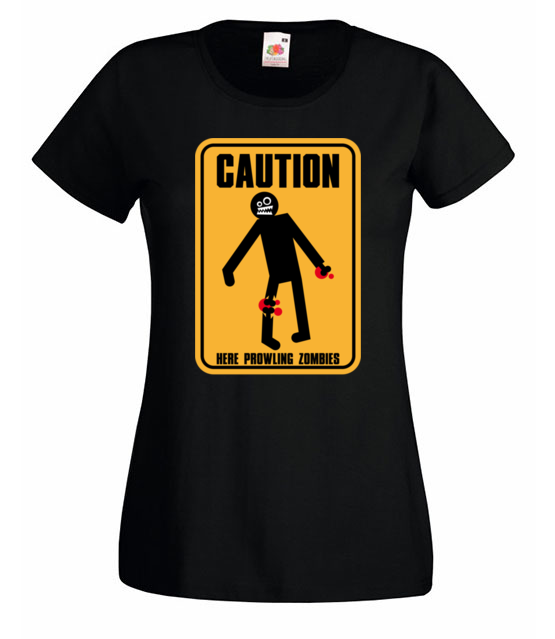 Chodzace zombie strach i smiech koszulka z nadrukiem smieszne kobieta jipi pl 157 59