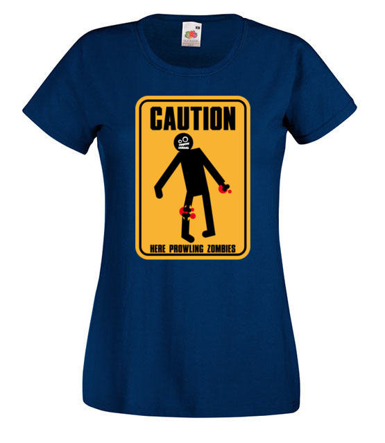 Chodzace zombie strach i smiech koszulka z nadrukiem smieszne kobieta jipi pl 157 62