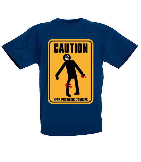 Chodzace zombie strach i smiech koszulka z nadrukiem smieszne dziecko jipi pl 157 86