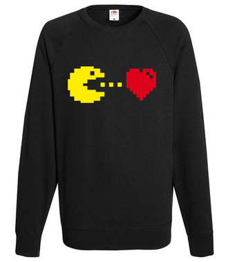 Będę Cię jadł! Miłość. - Bluza z nadrukiem - Walentynki - Męska