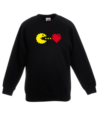 Będę Cię jadł! Miłość. - Bluza z nadrukiem - Walentynki - Dziecięca