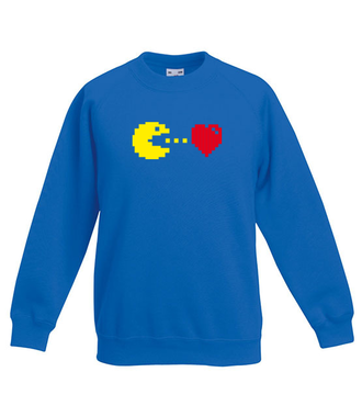 Będę Cię jadł! Miłość. - Bluza z nadrukiem - Walentynki - Dziecięca