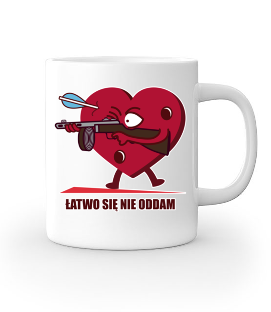 Tak latwo sie nie oddam kubek z nadrukiem walentynki gadzety jipi pl 67 159