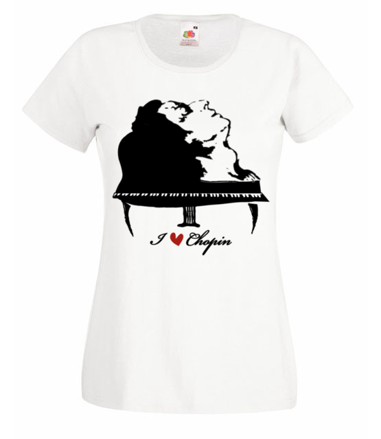 Chopinowe l ve koszulka z nadrukiem muzyka kobieta jipi pl 122 58