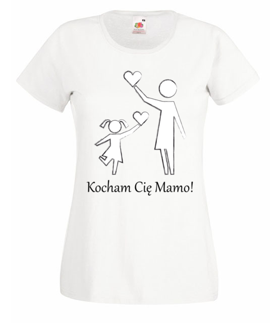 Mamo jak ja cie kocham koszulka z nadrukiem dla mamy kobieta jipi pl 527 58