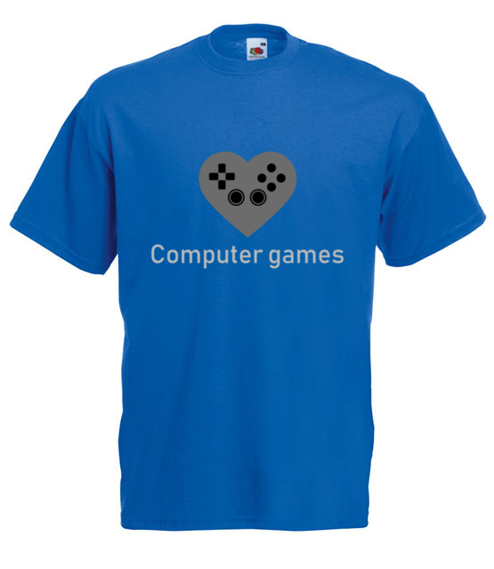 Milosnik gry komputerowej koszulka z nadrukiem dla gracza mezczyzna jipi pl 549 5