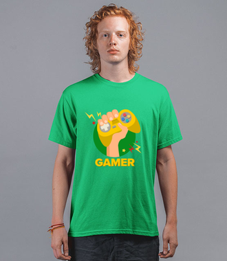 Zawodowy gracz - Koszulka z nadrukiem - dla Gracza - Męska