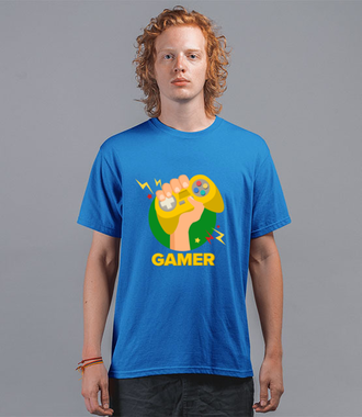 Zawodowy gracz - Koszulka z nadrukiem - dla Gracza - Męska