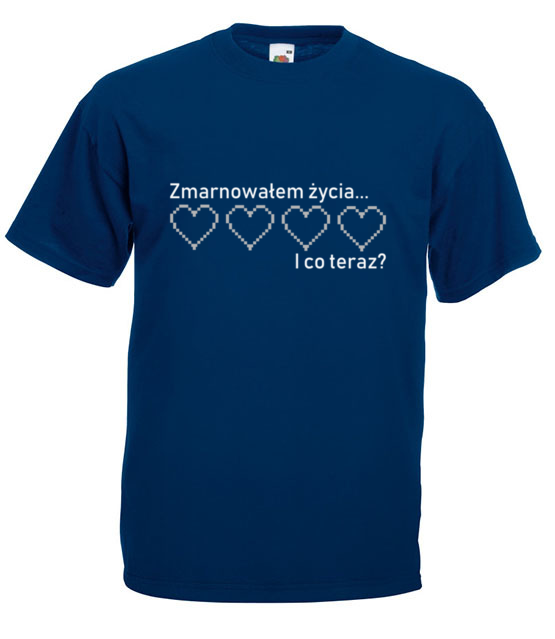 Zmarnowalem wszystkie zycia koszulka z nadrukiem dla gracza mezczyzna jipi pl 547 3