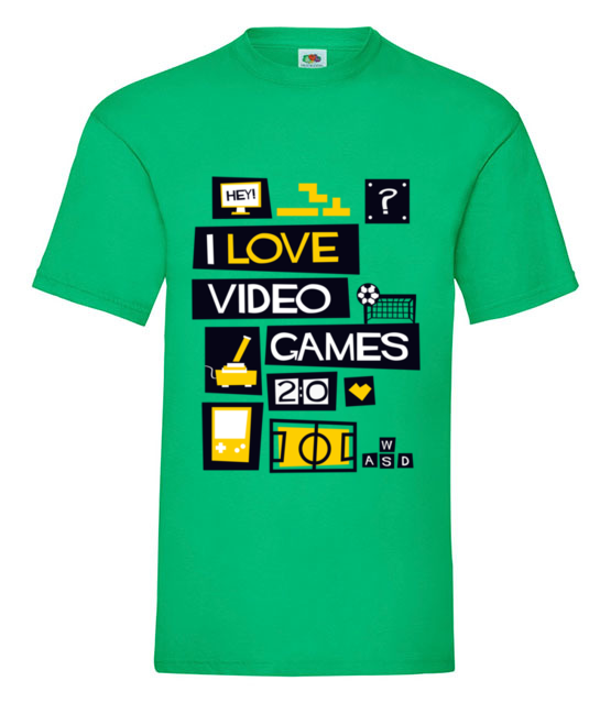 Milosnik gier komputerowych koszulka z nadrukiem dla gracza mezczyzna jipi pl 544 186