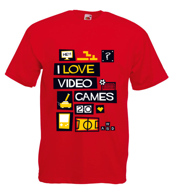Milosnik gier komputerowych koszulka z nadrukiem dla gracza mezczyzna jipi pl 544 4