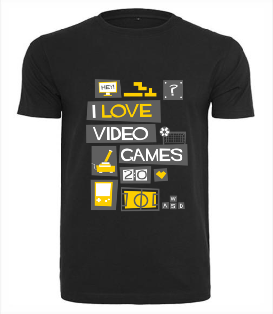 Milosnik gier komputerowych koszulka z nadrukiem dla gracza mezczyzna jipi pl 545 1