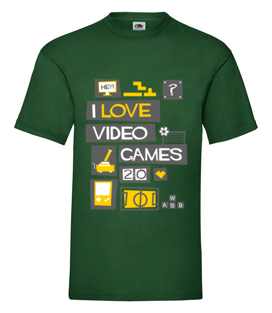 Milosnik gier komputerowych koszulka z nadrukiem dla gracza mezczyzna jipi pl 545 188
