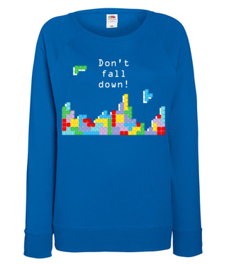 Nie spadaj w dół, proszę! - Bluza z nadrukiem - dla Gracza - Damska