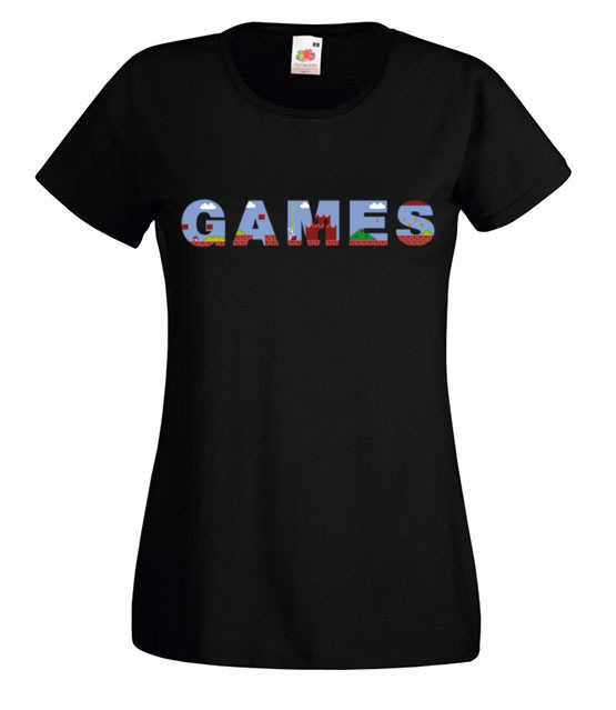 Bede gral w gre koszulka z nadrukiem dla gracza kobieta jipi pl 554 59