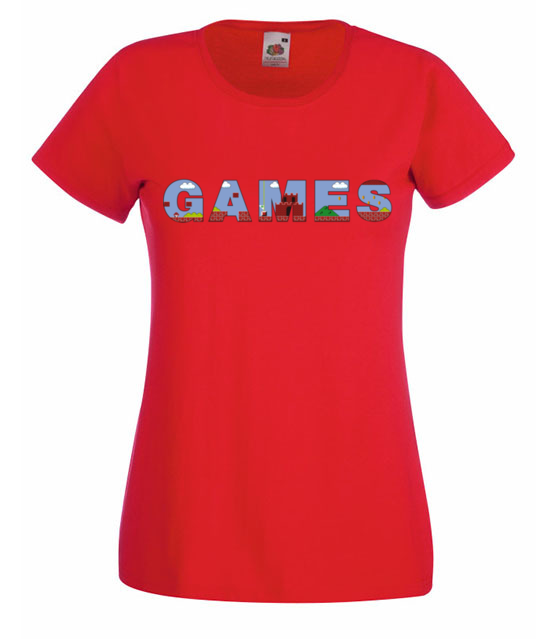 Bede gral w gre koszulka z nadrukiem dla gracza kobieta jipi pl 554 60