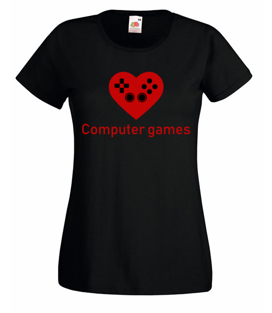 Milosnik gry komputerowej koszulka z nadrukiem dla gracza kobieta jipi pl 548 59