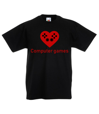 Miłośnik gry komputerowej - Koszulka z nadrukiem - dla Gracza - Dziecięca
