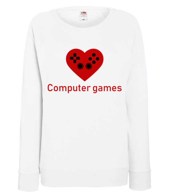 Milosnik gry komputerowej bluza z nadrukiem dla gracza kobieta jipi pl 548 114