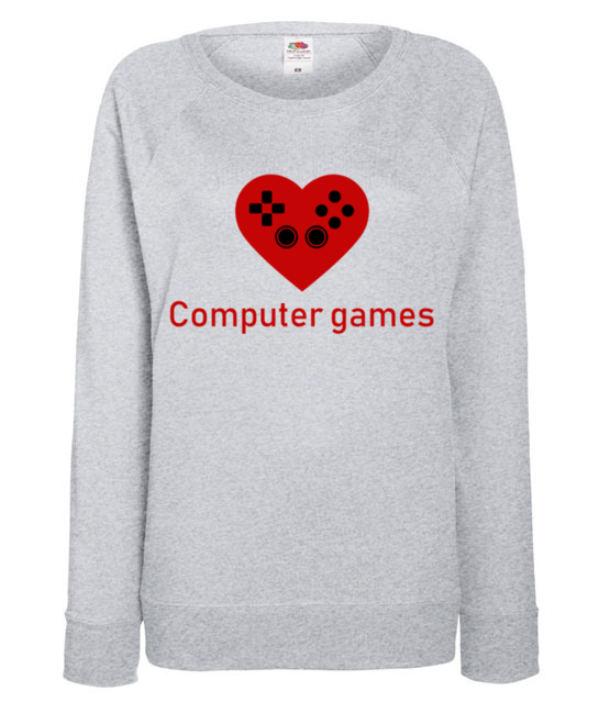 Milosnik gry komputerowej bluza z nadrukiem dla gracza kobieta jipi pl 548 118